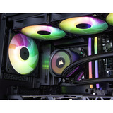 ALTERNATE ALT-SHLO-AMD-001, Gaming-PC negro/Transparente