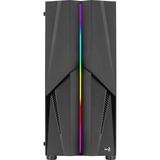 Aerocool Mecha Midi Tower Negro, Cajas de torre negro, Midi Tower, PC, Negro, ATX, micro ATX, Mini-ITX, Acrilonitrilo butadieno estireno (ABS), SPCC, Juego