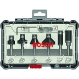 Bosch 2607017468 Juego de fresas 6 pieza(s) Juego de fresas, 6 mm, 6 pieza(s), 51, 55, 54, 56, 65, 65 mm, 10, 13, 13, 16, 25, 25 mm, 19, 25, 25, 35, 13, 16 mm