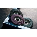 Bosch EXPERT N475 SCM Disco de lijado, Rueda de esmeril Disco de lijado, Acero inoxidable, Acero, Madera, Metal no ferroso, Bosch, 2,22 cm, 12,5 cm, Negro, Púrpura