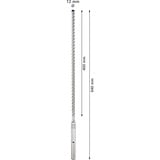 Bosch Expert Broca para martillo SDS Max-8X, Taladro Martillo perforador, Hammer drill bit, 1,2 cm, 540 mm, Concreto, Piedra, 40 cm