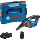 Bosch GAS 12V Professional aspiradora de mano Negro, Azul, Rojo Sin bolsa Secar, Limpieza de aire activa, Filtrado, Alfombra, 900 l/min, Sin bolsa