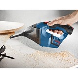 Bosch GAS 12V Professional aspiradora de mano Negro, Azul, Rojo Sin bolsa Secar, Limpieza de aire activa, Filtrado, Alfombra, 900 l/min, Sin bolsa