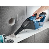 Bosch GAS 12V Professional aspiradora de mano Negro, Azul, Rojo Sin bolsa Secar, Limpieza de aire activa, Filtrado, Alfombra, 900 l/min, Sin bolsa
