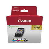 Canon 2103C006 cartucho de tinta 4 pieza(s) Original Negro, Cian, Magenta, Amarillo Negro, Cian, Magenta, Amarillo, 4 pieza(s), Multipack