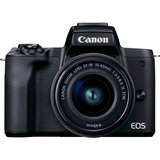 Canon EOS M50 Mark II + M15-45 S EU26 MILC 24,1 MP CMOS 6000 x 4000 Pixeles Negro, Cámara digital negro, 24,1 MP, 6000 x 4000 Pixeles, CMOS, 4K Ultra HD, Pantalla táctil, Negro