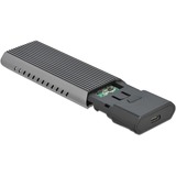 DeLOCK 42638 caja para disco duro externo Caja externa para unidad de estado sólido (SSD) Negro, Gris M.2, Caja de unidades negro, Caja externa para unidad de estado sólido (SSD), M.2, PCI Express, 10 Gbit/s, Conexión USB, Negro, Gris