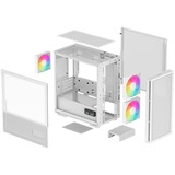 DeepCool R-CH360-WHAPE3D-G-1, Cajas de torre blanco