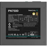 DeepCool R-PN750D-FC0B-EU-V2, Fuente de alimentación de PC negro