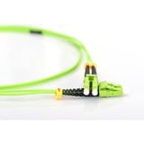 Digitus Cable de parche de fibra óptica, dúplex, conector LC > LC, multimodo OM5 verde claro