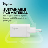 Digitus Cargador USB GaN 67W, 2x USB-C, 1x USB-A 