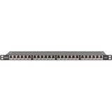 Digitus DN-91624S-SL-SH, Patch Panel negro
