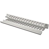 Digitus Panel para cableado con aberturas extraíbles para armario de 483 mm (19"), 1U, Guía para cable gris, 1U, Gris, China, 490 mm, 80 mm, 1960 cm³, 753,125 g