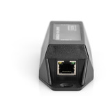 Digitus Repetidor Gigabit Ethernet PoE+, 802.3at 22 W, Repetidor PoE negro