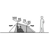 Easy Camp Tienda túnel Reindal 2, Tienda de campaña verde oliva