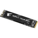 GIGABYTE GP-AG41TB unidad de estado sólido M.2 1000 GB PCI Express 4.0 3D TLC NAND NVMe negro, 1000 GB, M.2, 5000 MB/s