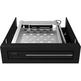 ICY BOX IB-2216StS 8,89 cm (3.5") Panel embellecedor frontal Negro, Chasis intercambiable negro, 8,89 cm (3.5"), Panel embellecedor frontal, 2.5", SATA, Serial ATA II, Negro, Aluminio, Plástico