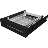 ICY BOX IB-2216StS 8,89 cm (3.5") Panel embellecedor frontal Negro, Chasis intercambiable negro, 8,89 cm (3.5"), Panel embellecedor frontal, 2.5", SATA, Serial ATA II, Negro, Aluminio, Plástico