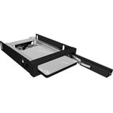 ICY BOX IB-2216StS 8,89 cm (3.5") Panel embellecedor frontal Negro, Chasis intercambiable negro, 8,89 cm (3.5"), Panel embellecedor frontal, 2.5", SATA, Serial ATA II, Negro, Aluminio, Plástico