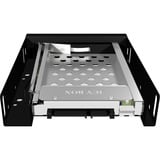 ICY BOX IB-2216StS 8,89 cm (3.5") Panel embellecedor frontal Negro, Chasis intercambiable negro, 8,89 cm (3.5"), Panel embellecedor frontal, 2.5", SATA, Serial ATA II, Negro, Aluminio, Plástico