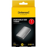 Intenso SSD externa TX800 1 TB, Unidad de estado sólido antracita