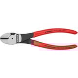 KNIPEX 74 01 180 alicate Alicates de corte diagonal rojo, Alicates de corte diagonal, Acero cromo vanadio, De plástico, Rojo, 18 cm, 241 g
