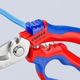 KNIPEX 95 05 20 SB, Tijeras rojo/Azul