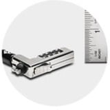 Kensington Candado fino de combinación NanoSaver para portátiles, Castillo negro/Plateado, 1,8 m, Kensington, Llave, Negro