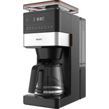Krups Grind Aroma XL KM8428 con molinillo, Cafetera de filtro negro/Acero fino