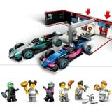 LEGO City Garaje de F1® con Coches Mercedes-AMG y Alpine, Juegos de construcción Juego de construcción, 7 año(s), Plástico, 678 pieza(s), 1,31 kg