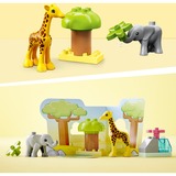 LEGO DUPLO 10971 Fauna Salvaje de África, Animales de Juguete, Juegos de construcción Animales de Juguete, Juego de construcción, 2 año(s), Plástico, 10 pieza(s), 223 g