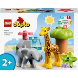 LEGO DUPLO 10971 Fauna Salvaje de África, Animales de Juguete, Juegos de construcción Animales de Juguete, Juego de construcción, 2 año(s), Plástico, 10 pieza(s), 223 g
