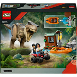 LEGO Jurassic World Huida por el Río y T. rex a la Caza, Juegos de construcción Juego de construcción, 5 año(s), Plástico, 199 pieza(s), 505 g