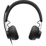 Logitech 981-000870 auricular y casco Auriculares Alámbrico Diadema Llamadas/Música USB Tipo C Grafito, Auriculares con micrófono gris/Negro, Alámbrico, Llamadas/Música, 20 - 16000 Hz, 211 g, Auriculares, Grafito