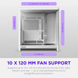 NZXT CC-H62FW-P1, Cajas de torre blanco