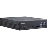 Shuttle XPС slim DA320 1,35 l tamaño PC Negro AMD A320 Zócalo AM4, Barebone negro, 1,35 l tamaño PC, Mini PC barebone, AMD A320, Zócalo AM4, DDR4-SDRAM, Serial ATA III