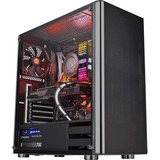 Thermaltake V200 TG Midi Tower Negro, Cajas de torre negro, Midi Tower, PC, Negro, ATX, micro ATX, Mini-ATX, Vidrio, SPCC, Juego