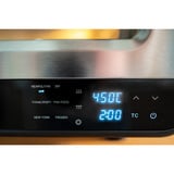 Unold 68816 fabricante de pizza y hornos 1 Pizza(s) 1700 W Plata, Horno de pizza acero fino/Negro, 1 Pizza(s), Plata, Acero inoxidable, 30 cm, Digital, 450 °C