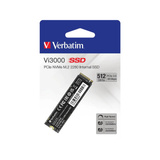 Verbatim Vi3000 512 GB M.2 PCI Express 3.0 NVMe, Unidad de estado sólido 512 GB, M.2, 3100 MB/s
