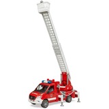 bruder 02673, Automóvil de construcción rojo/blanco