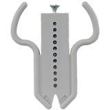 fischer Abrazadera para cuernos, Grapa gris