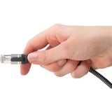 goobay Cable Ethernet USB-A 3.2 Gen1 conector > conector RJ-45, Adaptador de red negro/Plateado