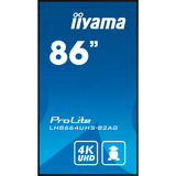 iiyama LH8664UHS-B2AG, Pantalla de gran formato negro (mate)