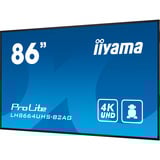 iiyama LH8664UHS-B2AG, Pantalla de gran formato negro (mate)