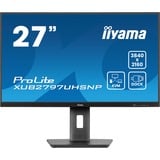 iiyama ProLite XUB2797UHSNP-B1 pantalla para PC 68,6 cm (27") 3840 x 2160 Pixeles 4K Ultra HD LED Negro, Monitor LED negro (mate), 68,6 cm (27"), 3840 x 2160 Pixeles, 4K Ultra HD, LED, 4 ms, Negro