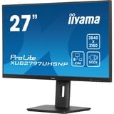 iiyama ProLite XUB2797UHSNP-B1 pantalla para PC 68,6 cm (27") 3840 x 2160 Pixeles 4K Ultra HD LED Negro, Monitor LED negro (mate), 68,6 cm (27"), 3840 x 2160 Pixeles, 4K Ultra HD, LED, 4 ms, Negro