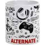 ALTERNATE Taza de café retail blanco
