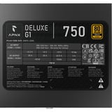APNX DELUXE G1 750, Fuente de alimentación de PC negro