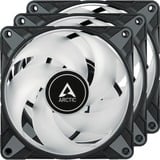 ARCTIC P12 PWM PST A-RGB 0dB Carcasa del ordenador Ventilador 12 cm Negro, Blanco 3 pieza(s) negro/Transparente, Ventilador, 12 cm, 2000 RPM, 48,8 cfm, 82,91 m³/h, Negro, Blanco