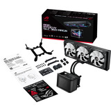 ASUS ROG Ryuo IV SLC 360 ARGB Procesador Sistema de refrigeración líquida todo en uno 12 cm Negro, Refrigeración por agua Sistema de refrigeración líquida todo en uno, 12 cm, Negro